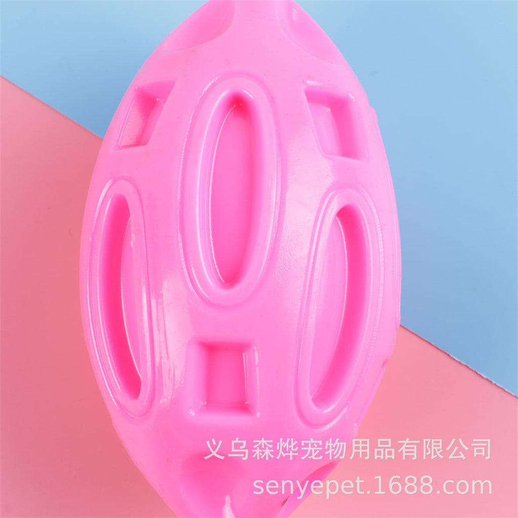 Senye pet toys bite-resistant TPR sounding football dog supplies teeth grinding teeth cleaning puppy toy ball wholesale