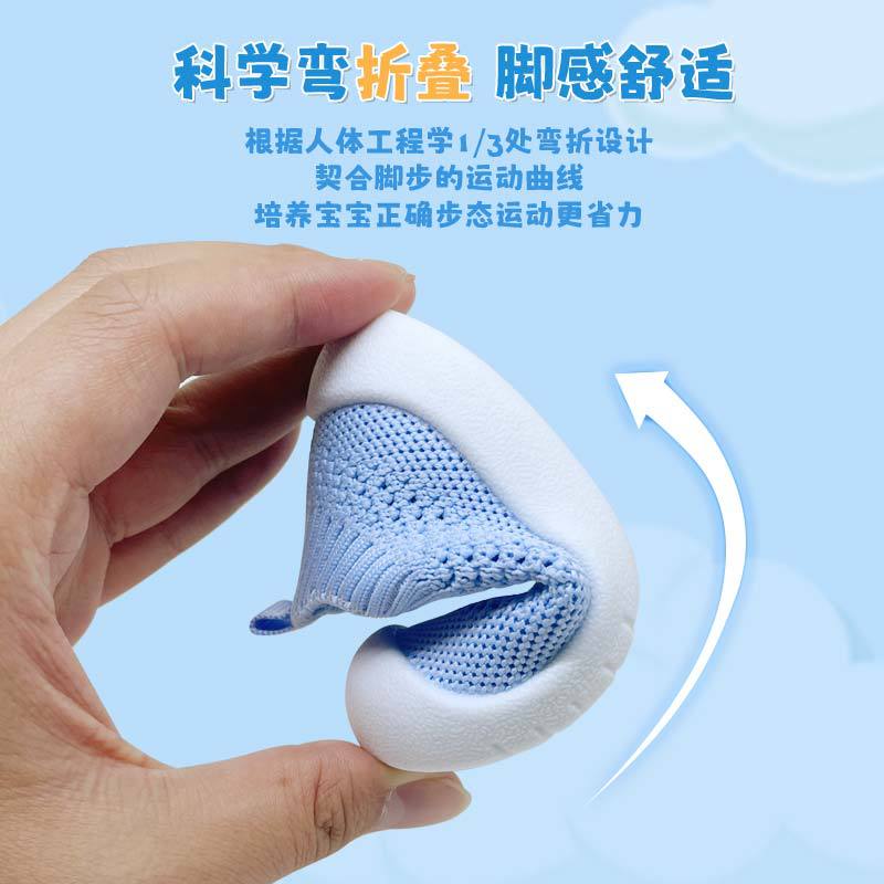 New spring and summer mesh breathable 1-3 years old boys and girls baby toddler shoes children's shoes indoor and outdoor floor shoes soft sole