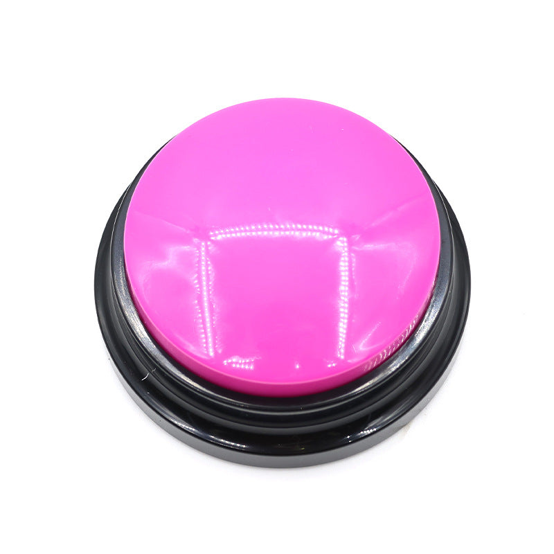 Pet communication button dog sound box training talking toy recording sounder squeeze box voice