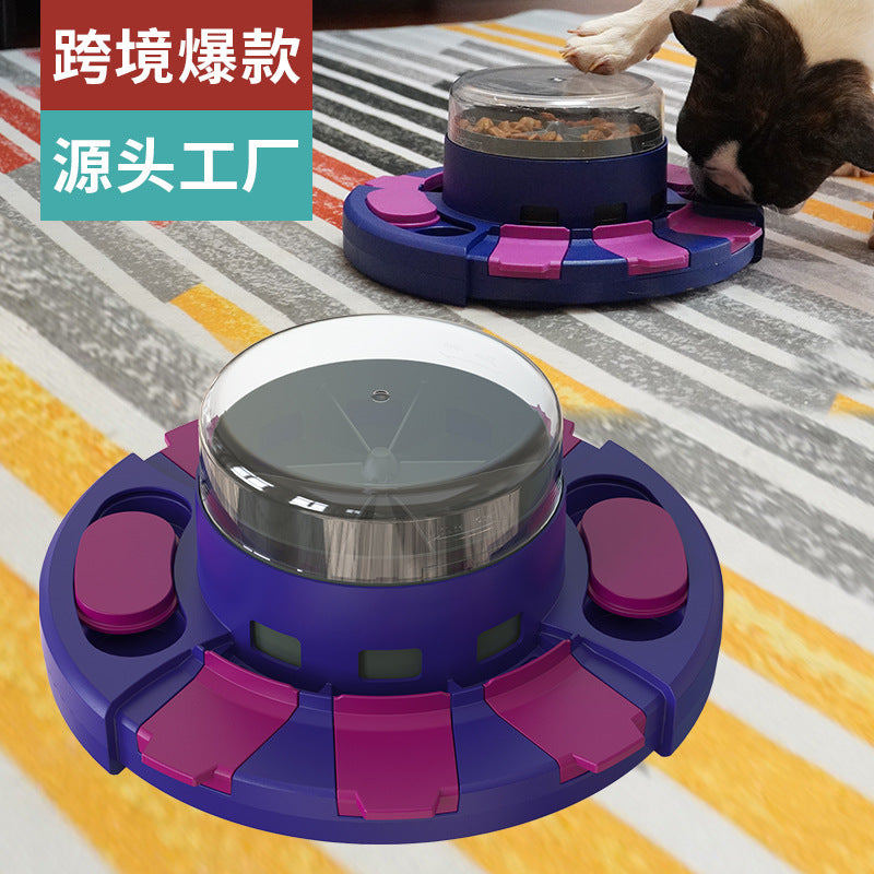Pet products manufacturer wholesale company's new hot model Amazon Yizhi Shang press leakage dog toy