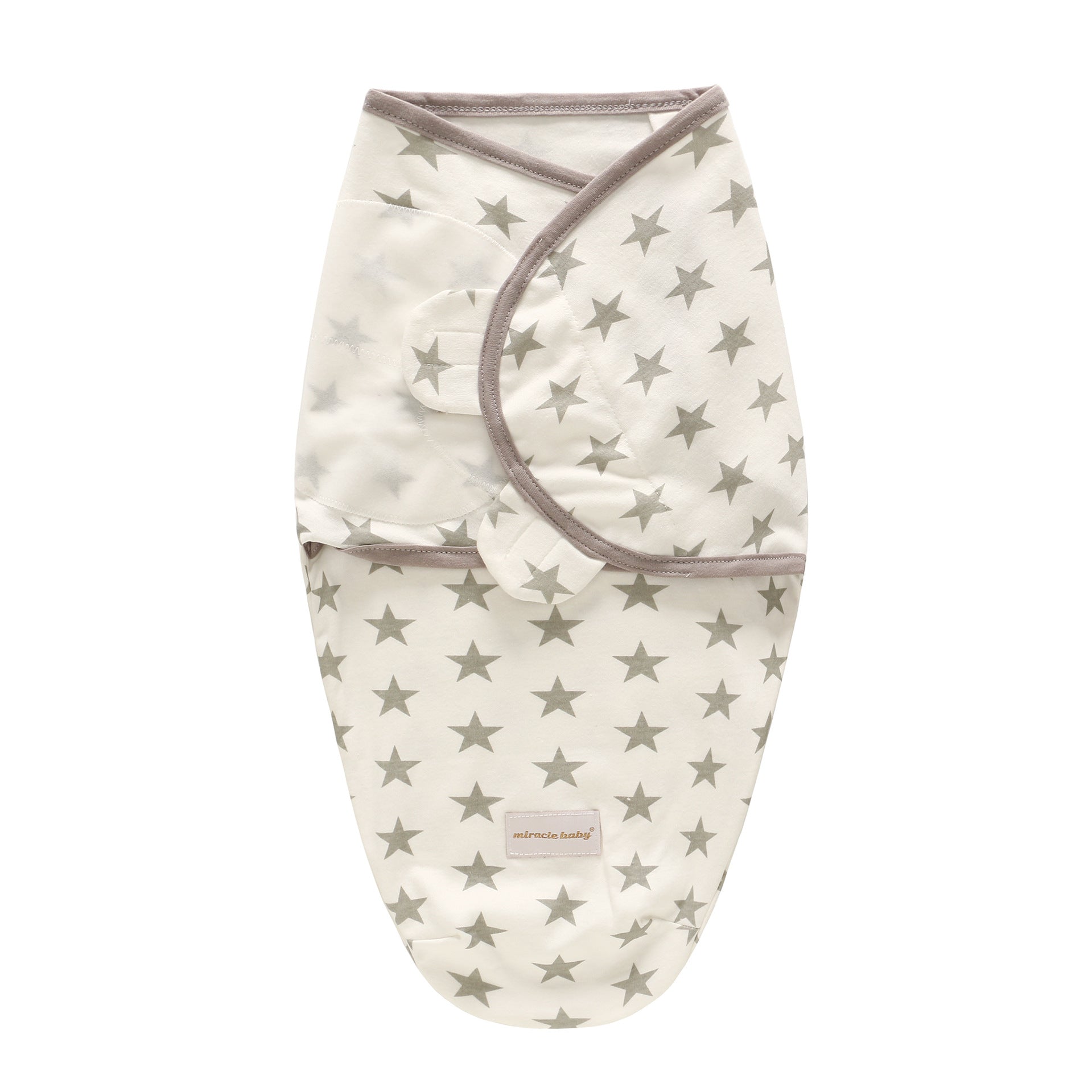 Spring and autumn thin baby sleeping bag fetal cap set ins baby swaddle wrap towel newborn anti-startle hug quilt sleeping bag