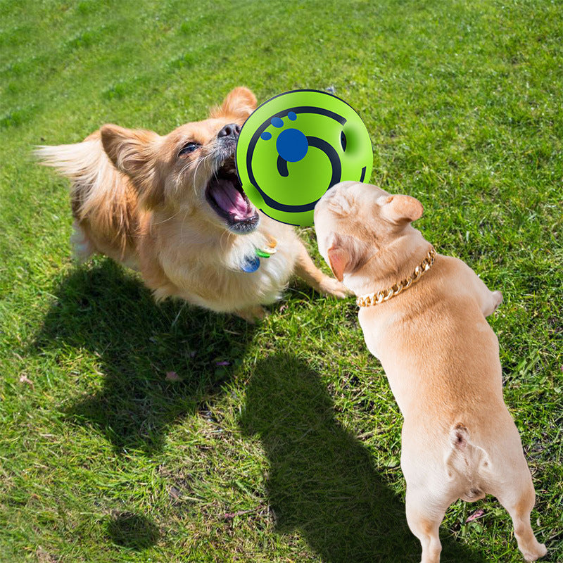 Dog toy ball teeth cleaning interactive pet supplies large dog puppy bite resistant boring sound big dog toy