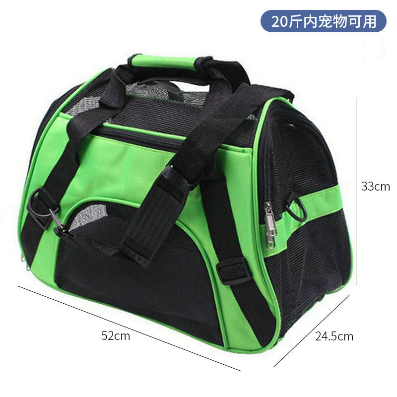 Spot pet bag portable breathable car cat bag hand-held foldable pet box multifunctional dog bag cross-border