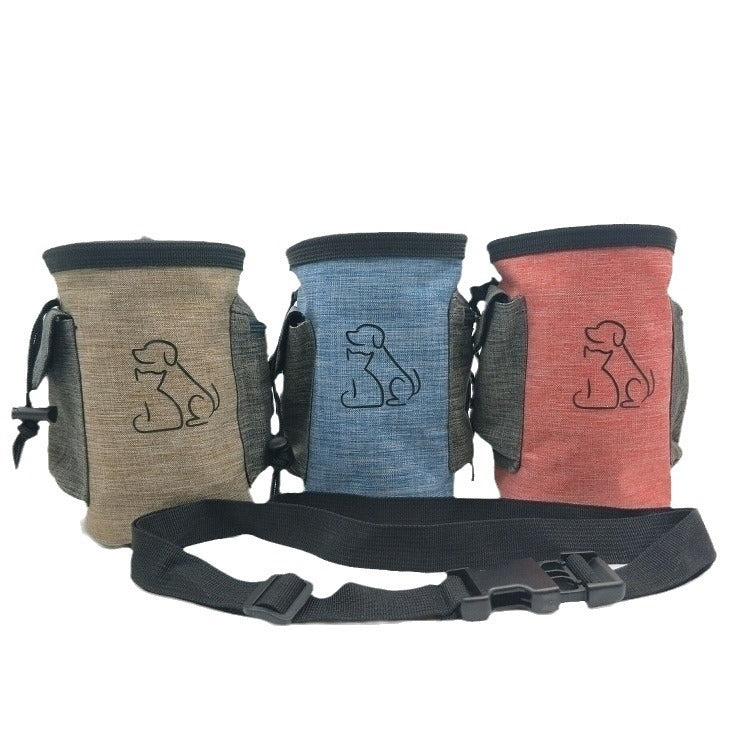 Factory direct sale Oxford cloth pet waist bag dog training dog food bag pet training bag pet bag dog snack bag dog food