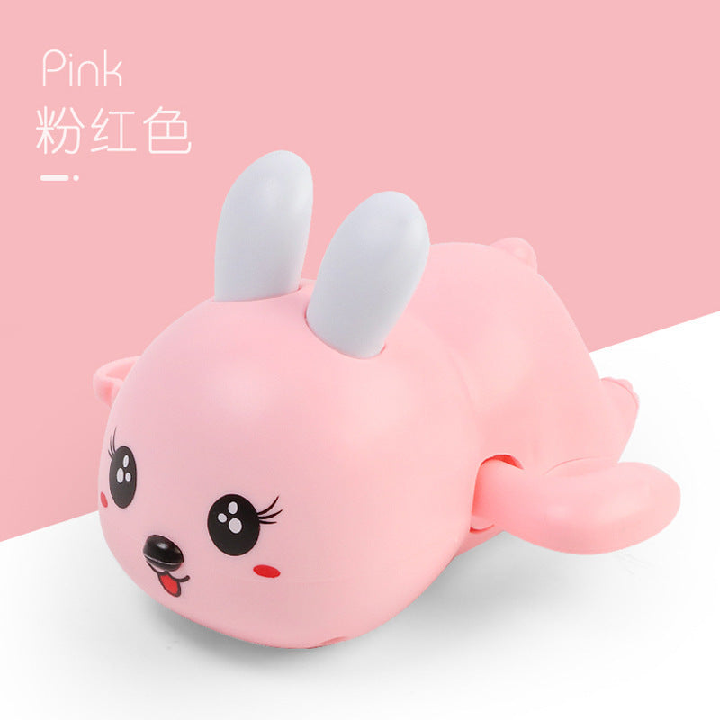 Little Yellow Duck Little Dolphin Playing Water Baby Bath Toys Bathroom Baby Children Bathing Swimming Tiktok Toys