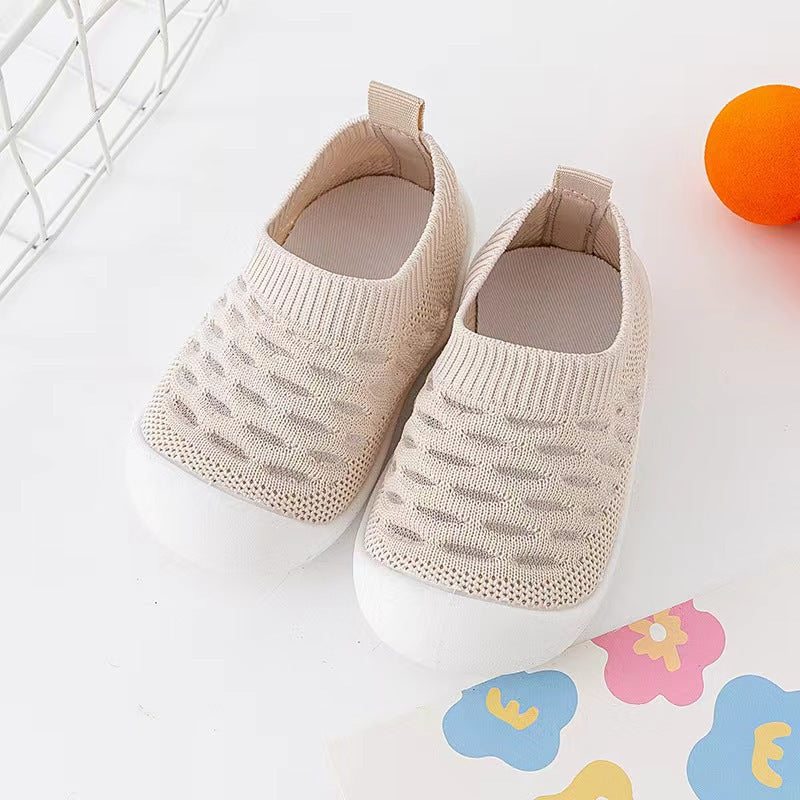 Spring and summer new breathable baby toddler shoes indoor non-slip baby front step shoes soft sole boys and girls children shoes wholesale
