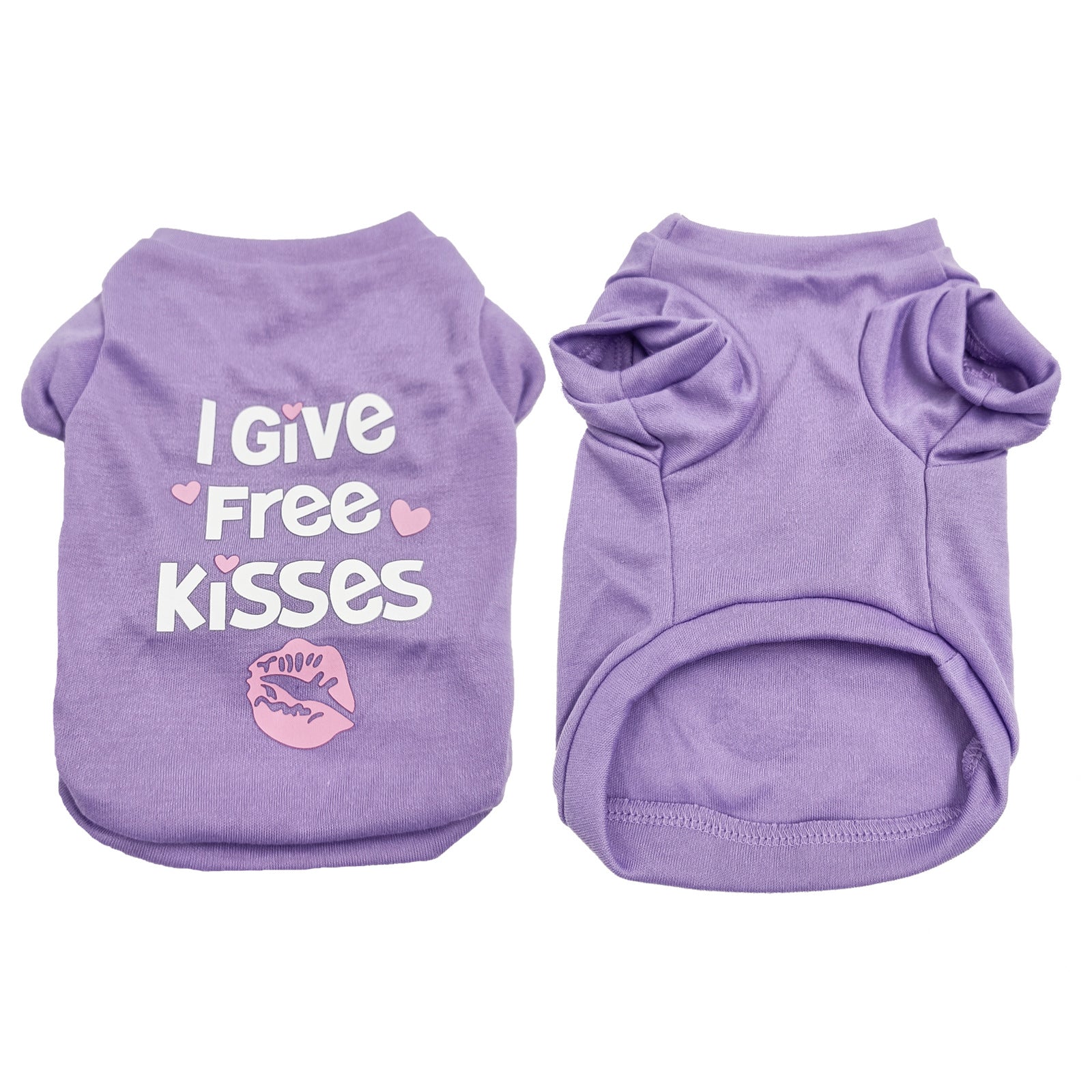 Spot pet summer cat and dog clothes cotton English printing pet dog clothes vest T-shirt summer