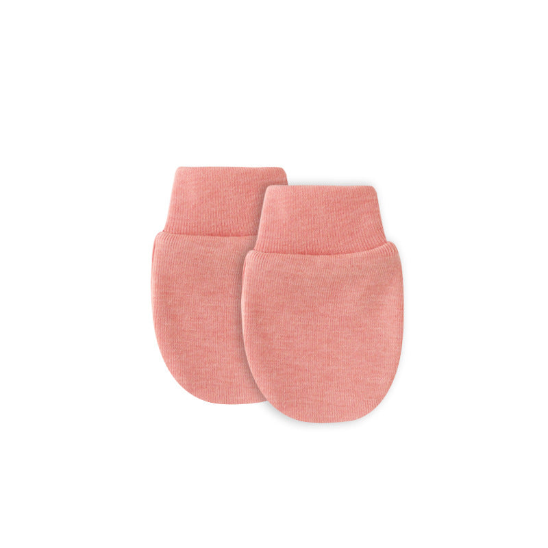2023 Spring, Summer and Autumn Thin Newborn Anti-scratch Gloves Baby Anti-scratch Face Comfortable Breathable Newborn Baby Protective Gloves