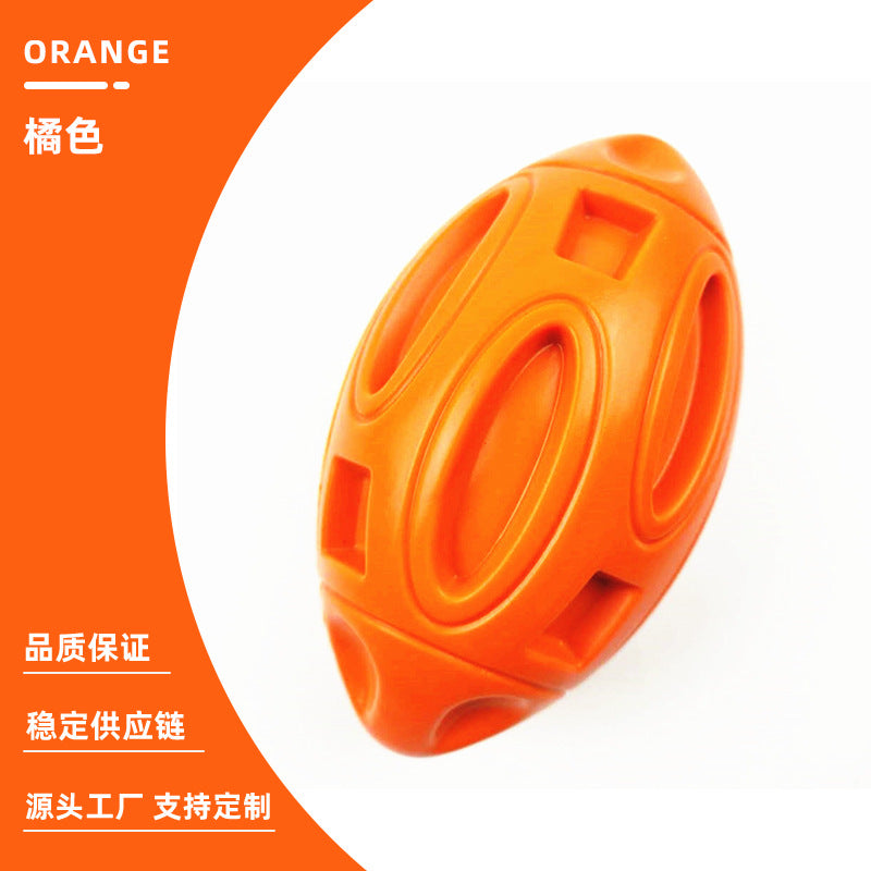 Amazon's hot-selling rubber sounding football high-quality pet ball molar chew-resistant dog toy ball