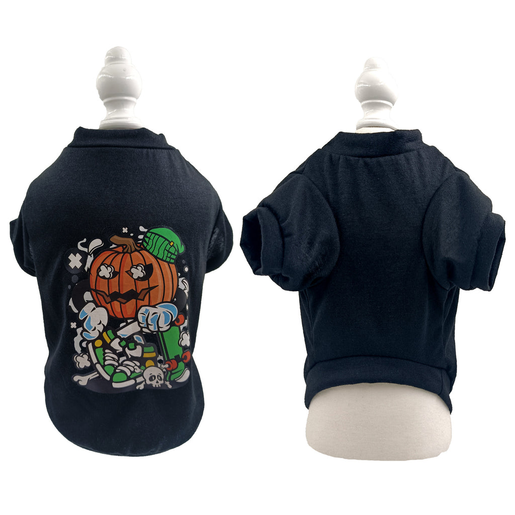 Spot pet summer cat and dog clothes cotton English printing pet dog clothes vest T-shirt summer