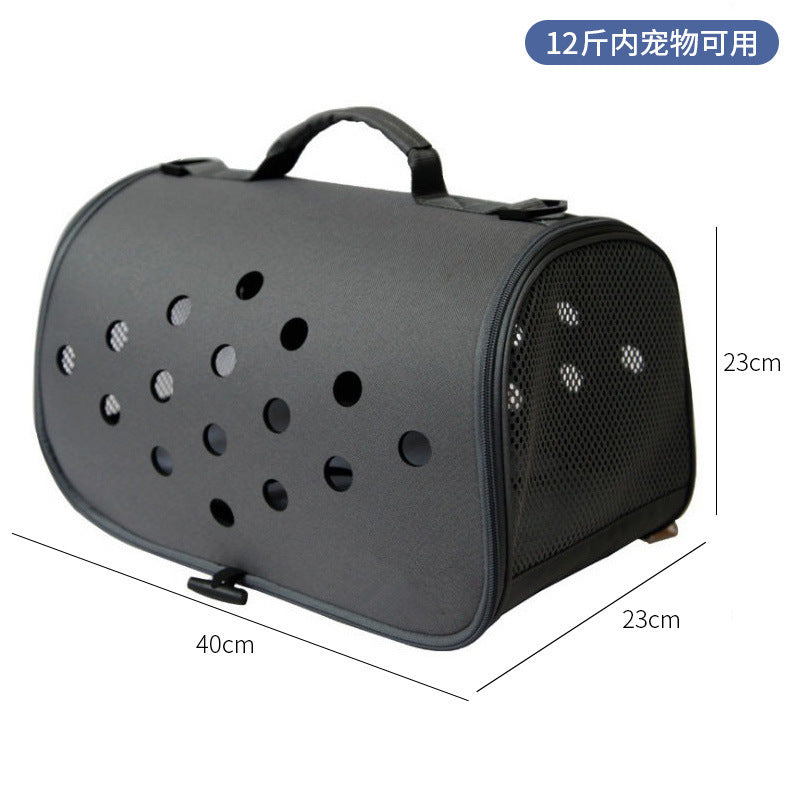 Wholesale cat bag convenient pet folding pet bag cat breathable space capsule single shoulder portable dog backpack