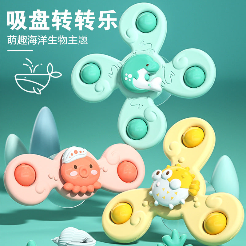 Collection of baby water toys, rotating water spray, sun shower, baby bathroom bath toys, swimming animals