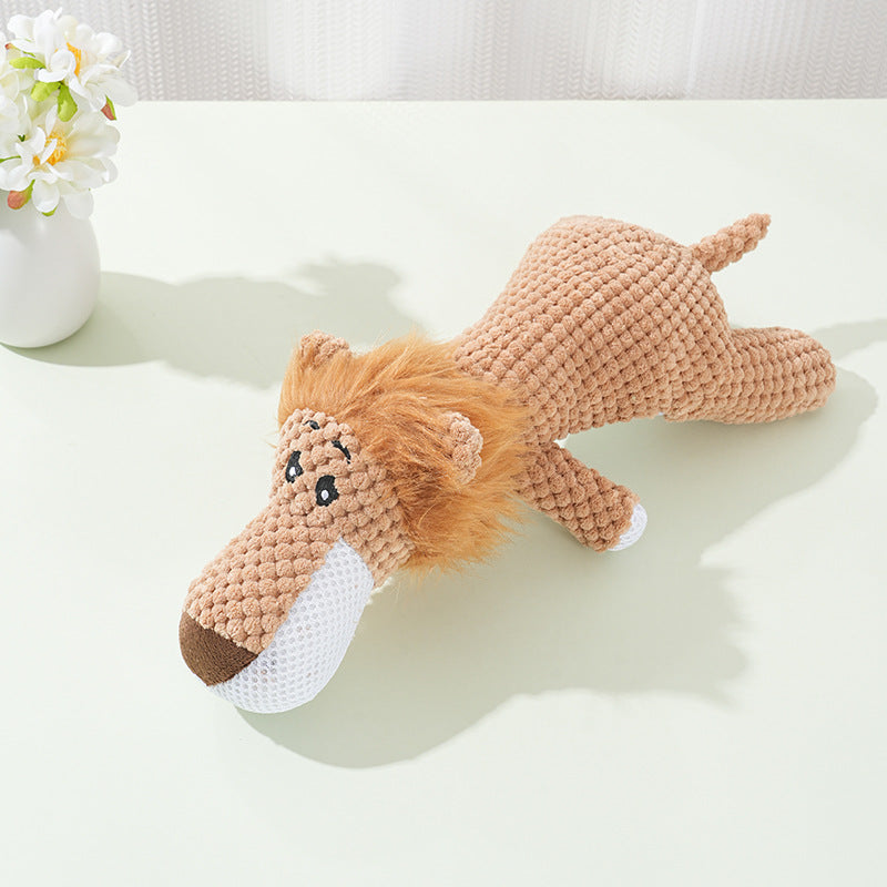 Spot dog toy plush sleeping duck chew-resistant teething sound-relieving small and medium-sized dog pet sound toy