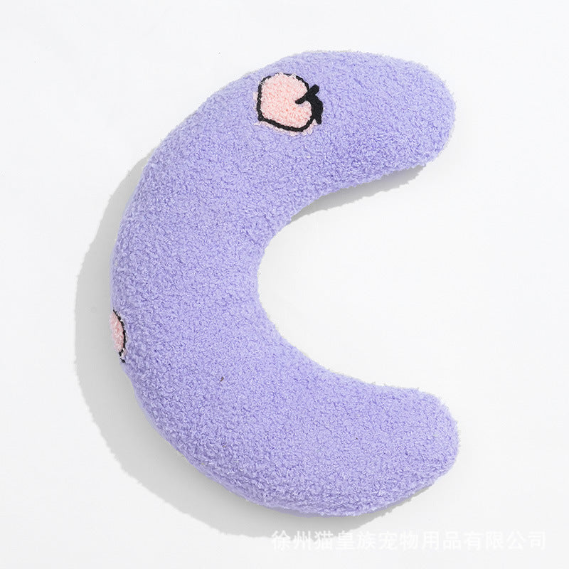 Pet Pillow Cat U-shaped Pillow Dog Pillow Protects Cervical Spine Deep Sleep Toy Pet Crescent Pillow