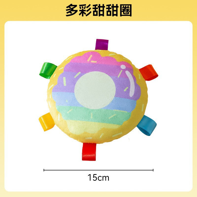 Dog plush sound frisbee toy interactive self-entertainment boredom grinding teeth resistant pet training Corgi Teddy