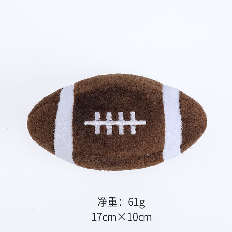 Pet toy ball latex sound bite resistant dog toy interactive training self-entertainment cross-border pet supplies wholesale factory