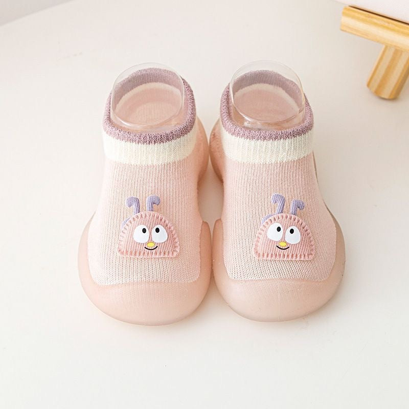 Baby learning shoes non-slip soft sole baby shoes breathable mesh socks shoes one-step boys and girls shoes spring and summer 1 year old
