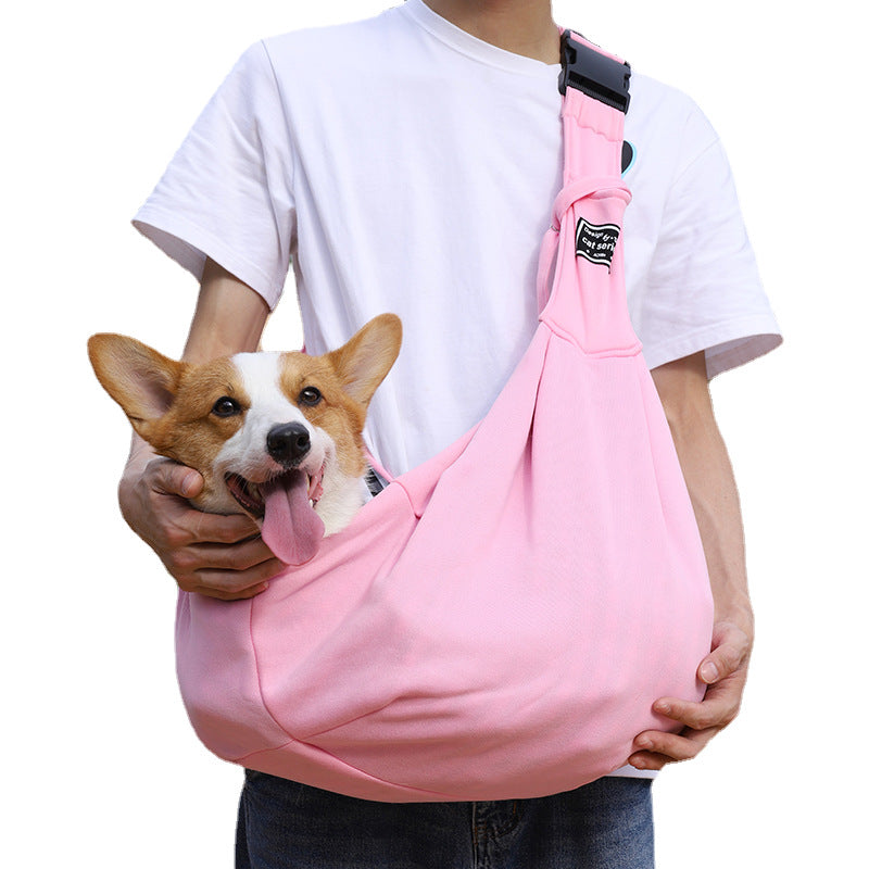 New Amazon Folding Dog Backpack Breathable Pet Outing Bag Pet Bag Single Shoulder Messenger Cat Bag Wholesale