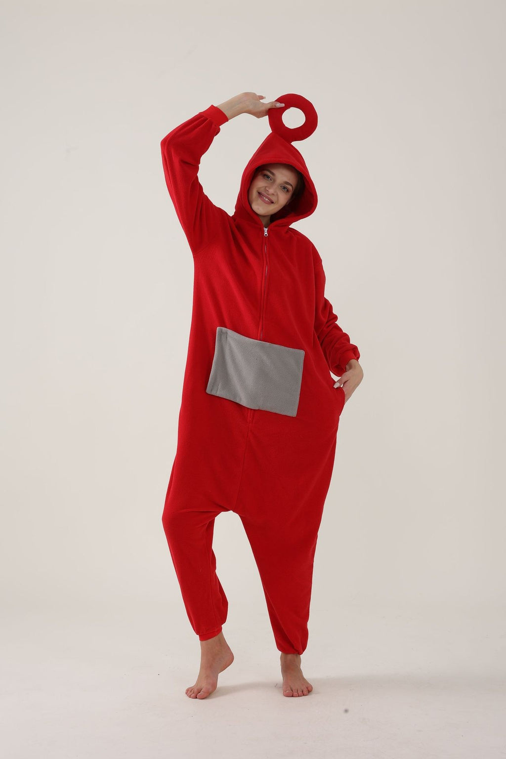 Salamander dragon taming tiger shark lion brown monkey Teletubbies adult cartoon one-piece pajamas Halloween cosp