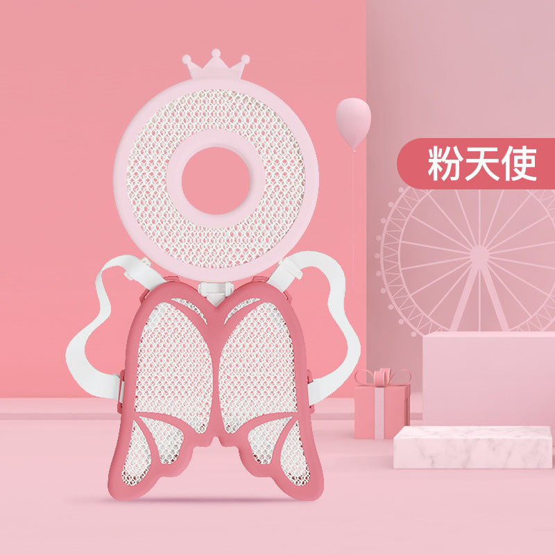 Baby anti-fall head protection pad baby head protection hat summer children's anti-fall pillow breathable 3D factory direct sales