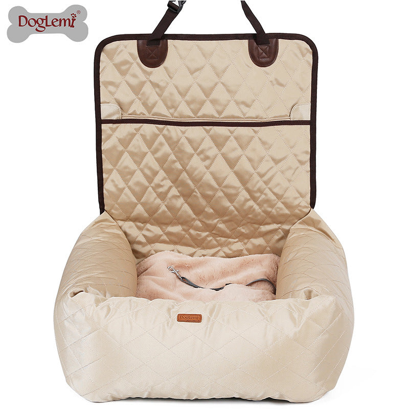Pet car bag warm and thickened cotton pad car front and rear dog car storage pad pet supplies
