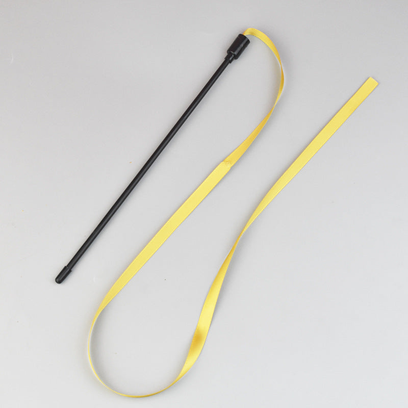 Colorful cat teaser stick double-sided color strip cat teaser color strip cat teaser stick pet cat toy cat teaser stick