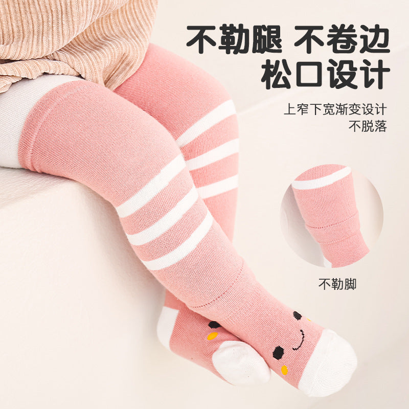 Category A baby knee socks set new style cartoon toddler socks long socks set baby girl knee socks children