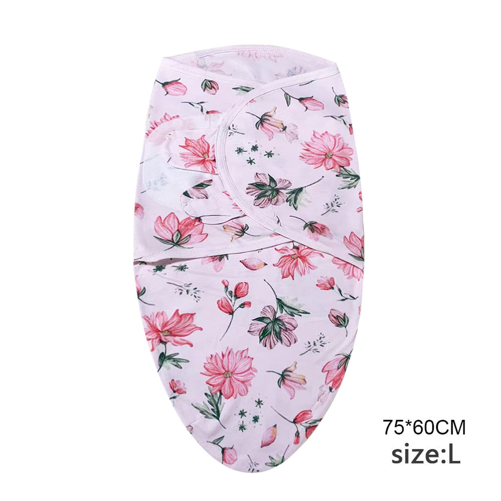 Manufacturers wholesale baby blanket soft baby swaddle baby blanket swaddle sleeping spring and summer bag anti-startle blanket
