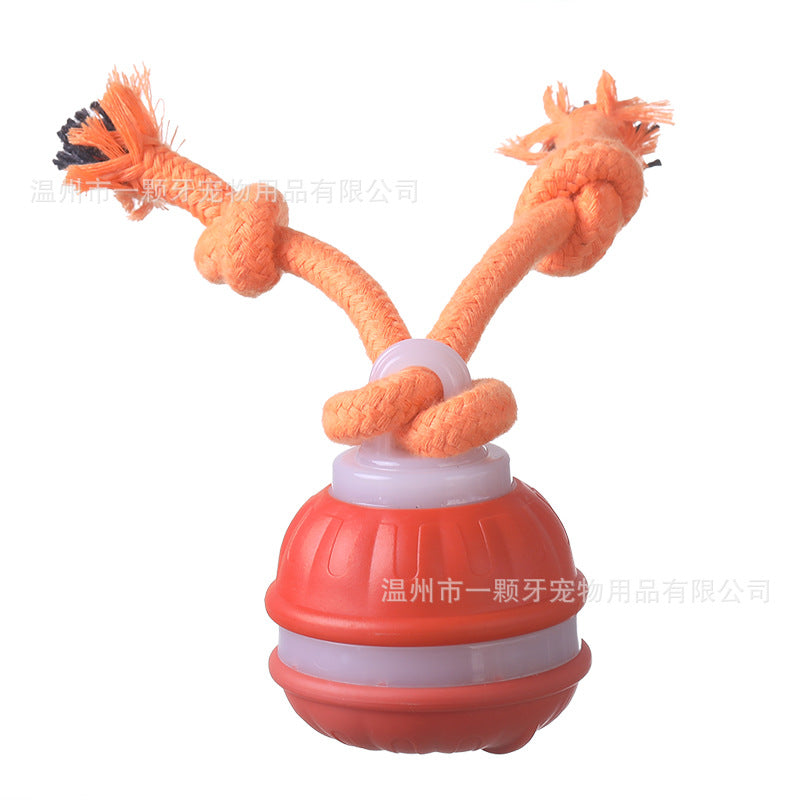 Cross-border pet smart rolling ball rolling ball electric dog boredom relief smart bite-resistant dog ball grinding toy