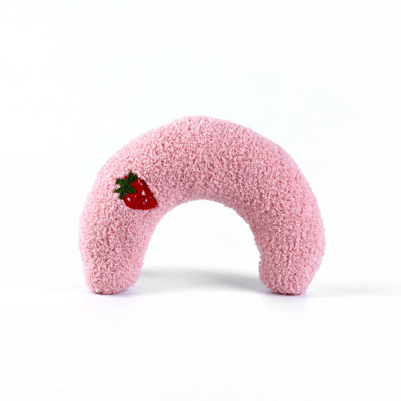 Cat Toy Pillow U-shaped Dog Cervical Deep Sleep Pet Pillow Puppy Cat Pillow Pet Supplies