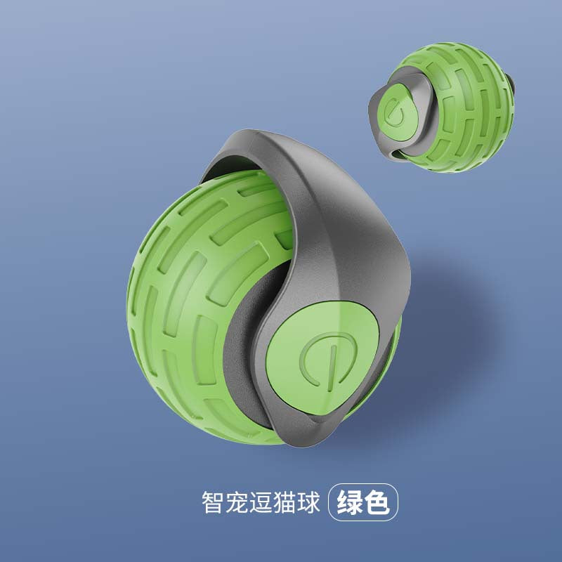 Cross-border bite-resistant automatic cat ball cat toy ball self-entertainment artifact with rope pet supplies jumping ball