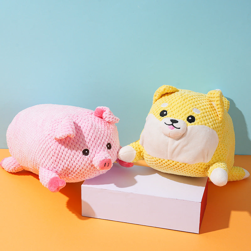 Spot dog toy plush sleeping duck chew-resistant teething sound-relieving small and medium-sized dog pet sound toy