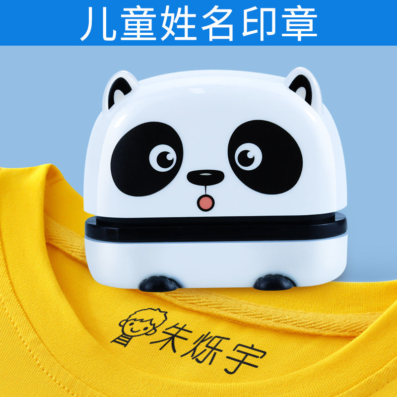 Cute pet children's seal kindergarten name waterproof clothes seal cartoon cute baby clothing name sticker seal