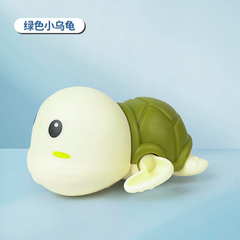 Douyin same baby water bath toys playing water turtle dolphin swimming little yellow duck summer bathroom children