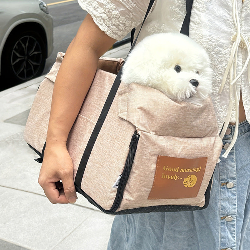 Pet car dog bed mat four seasons universal multifunctional cat bed travel bag portable pet bag