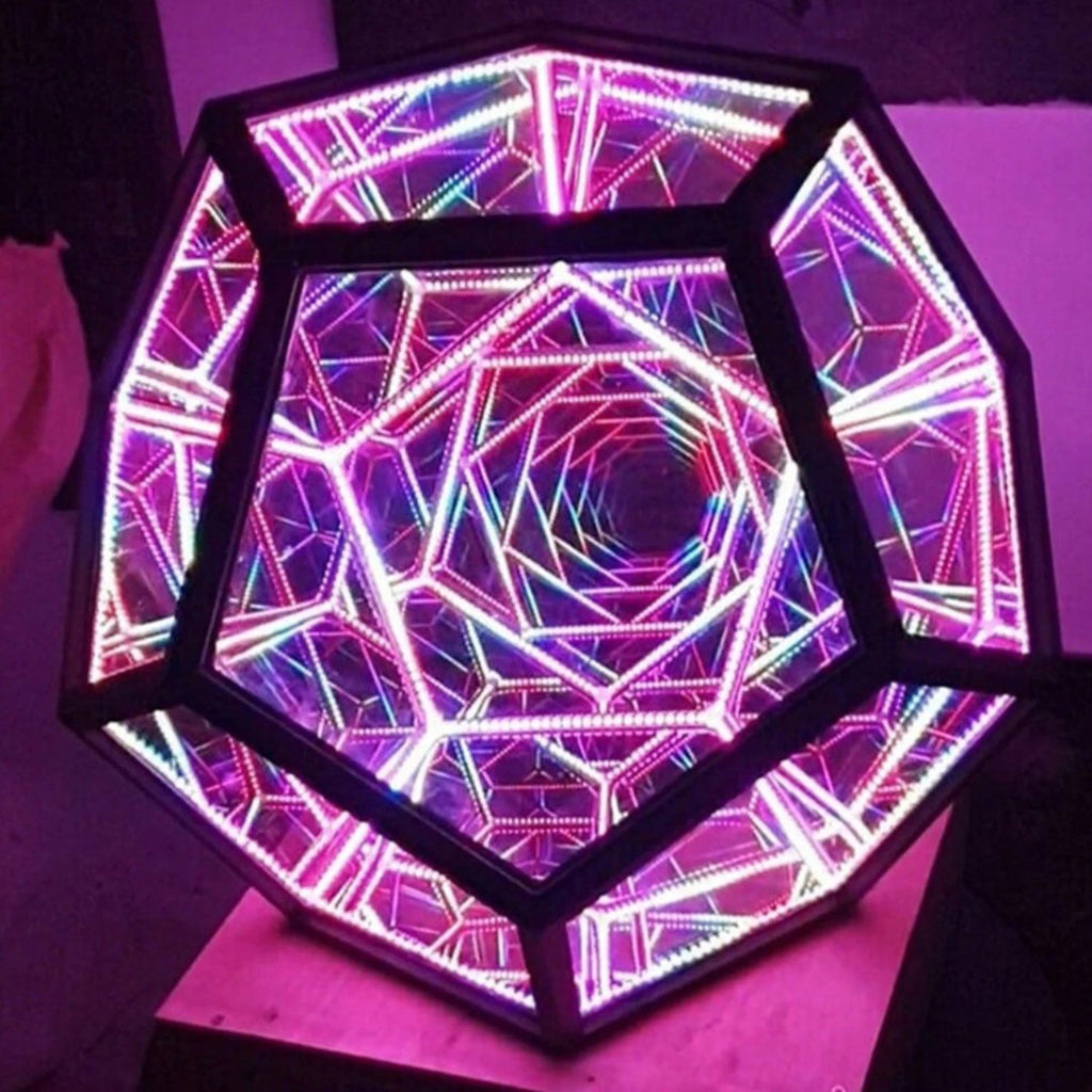 LED Night Light Infinity Dodecahedron Color Art Light Decoration Novelty Infinity Dodecahedron