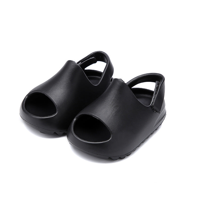 Foreign trade summer children's coconut slippers for women thick-soled indoor home non-slip bags and baby slippers for men cross-border