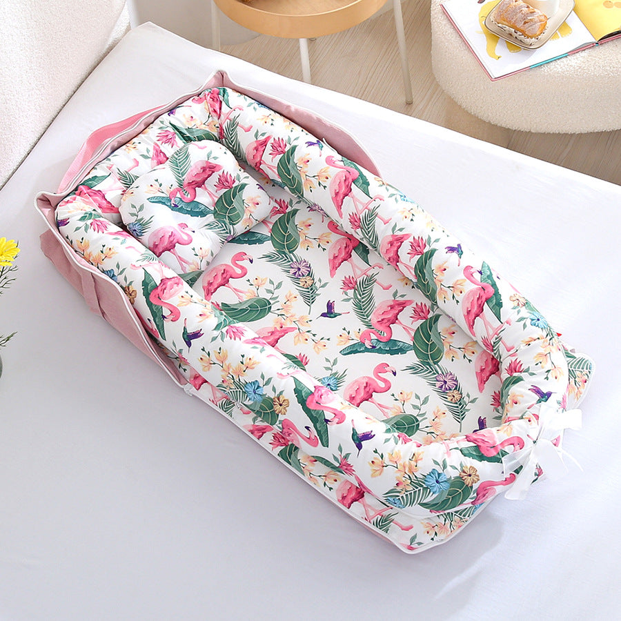Hemei baby bed portable mommy hold baby nest isolation shoulder bag bed medium bed travel baby bed