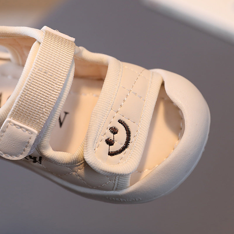 New summer baby shoes, baby sandals, boys' soft-soled toddler shoes, girls' closed-toe shoes, one-piece delivery