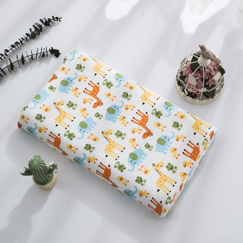 Thai children's natural latex pillow Class A cartoon pure cotton baby pillow core single student dormitory pillow wholesale
