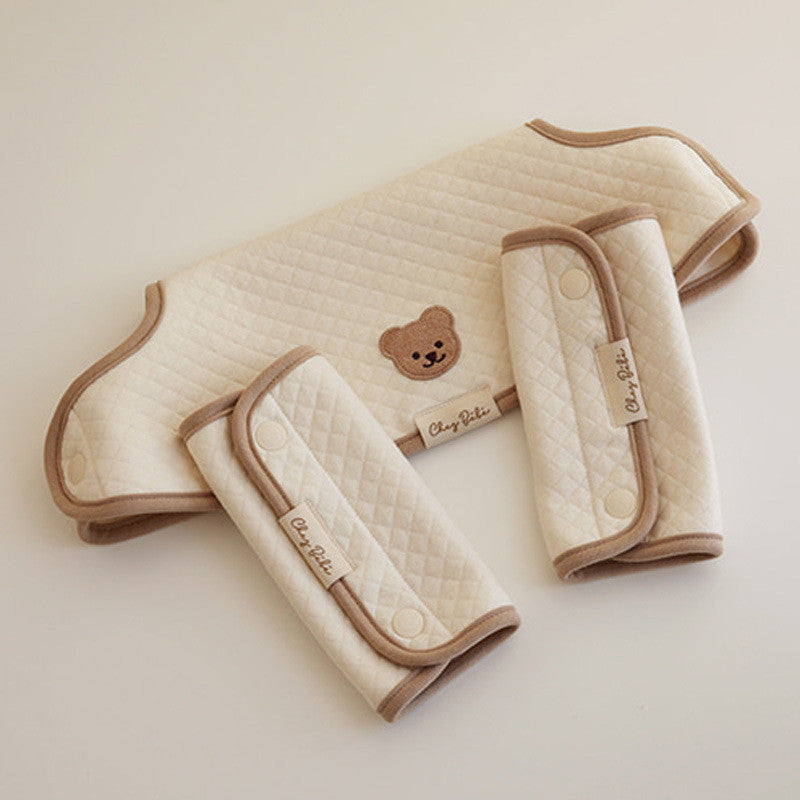 ins Korean version of bear baby carrier bib towel baby universal sucking belt chest bite towel shoulder waist stool accessories