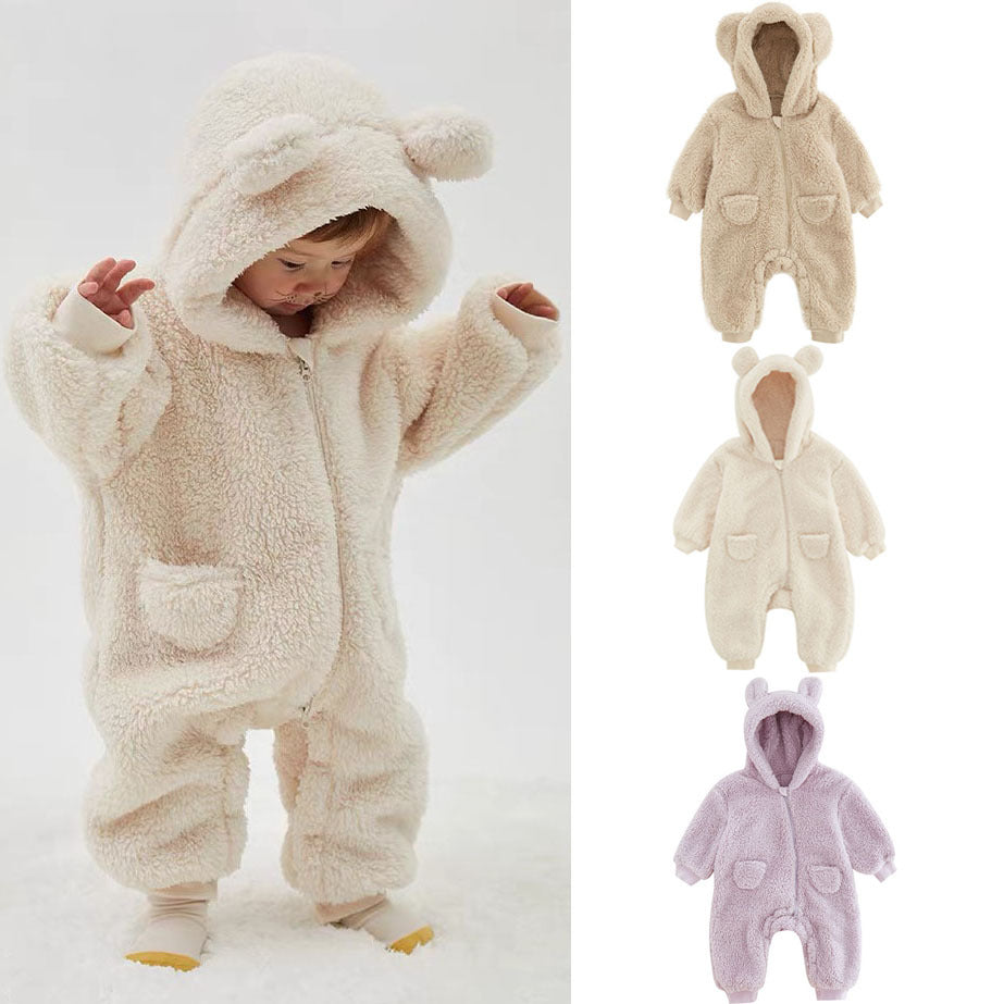Spring baby jumpsuits for girls going out clothes for boys and girls animal plush crawling clothes Amazon OZON