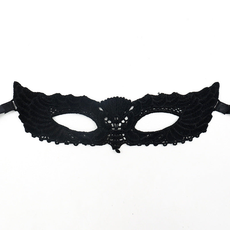 Cross-border exclusive masquerade party lace mask Christmas Halloween fun unshaped eye mask supplies