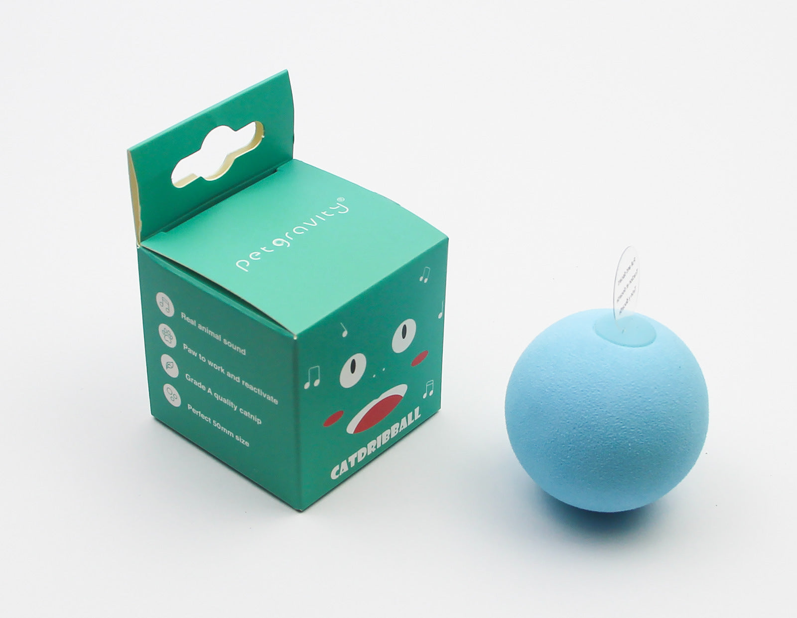 Kitten's gravitational call ball toy teasing cat ball catnip sound molar teeth bite self-healing relieve boredom pet supplies