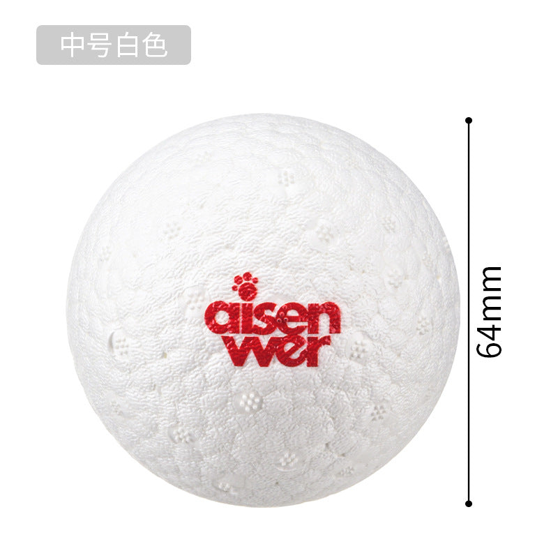 Eisenwell Explosive Ball High Elastic Lightweight Popcorn Ball Bite-resistant Teeth Grinding Pet Toy Dog Solid Toy Ball