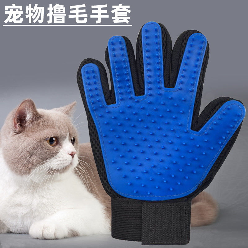 Manufacturers' ready-made cat gloves, pet hair removal tools, cat massage hair removal pet gloves, cleaning supplies