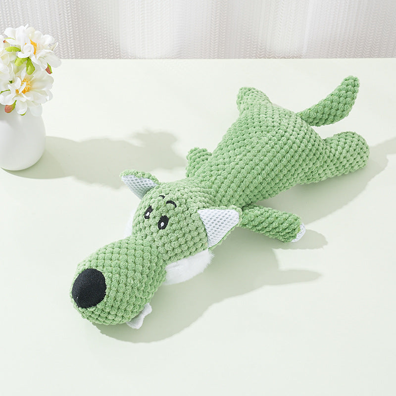 Spot dog toy plush sleeping duck chew-resistant teething sound-relieving small and medium-sized dog pet sound toy