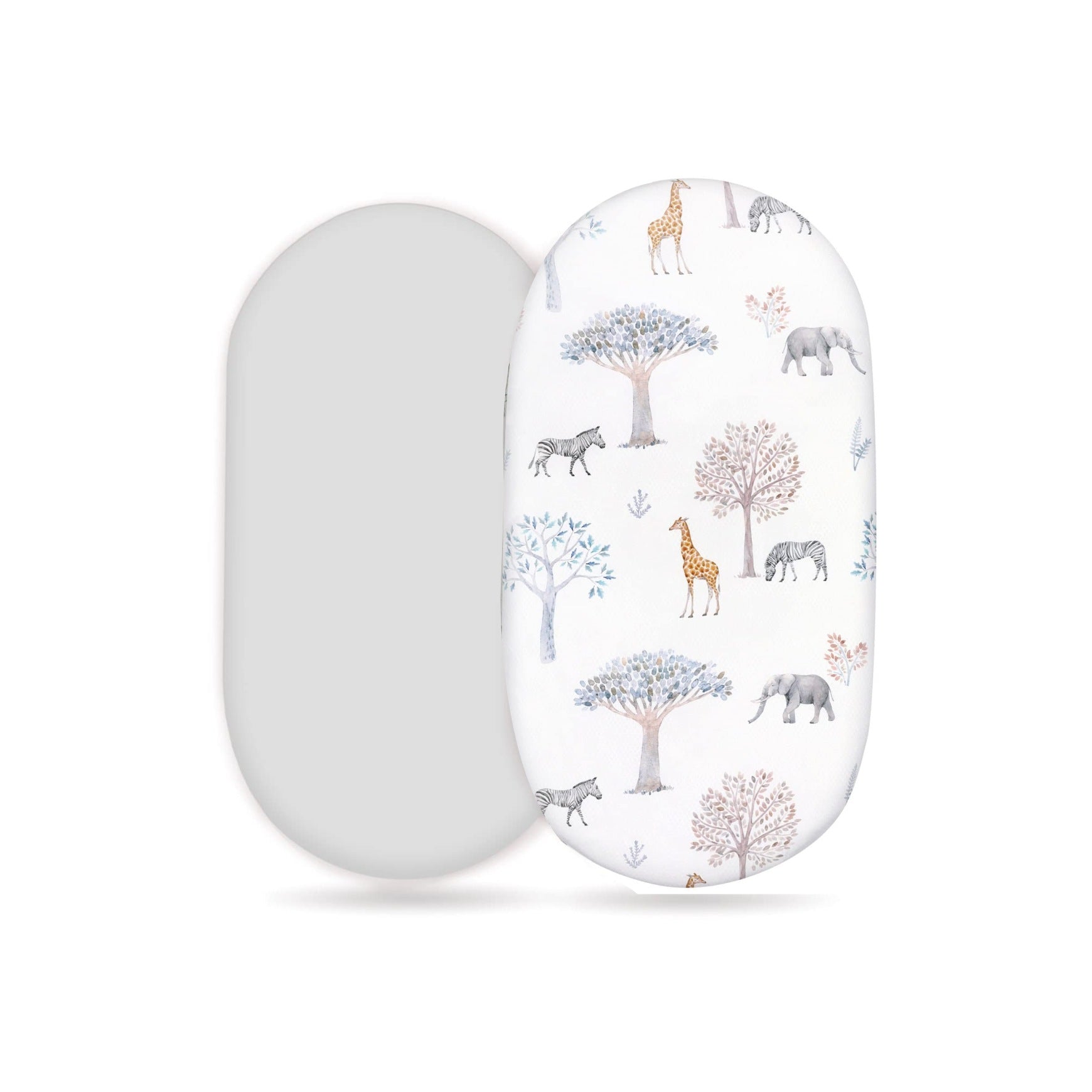 European and American baby cradle bed sheet elastic printing nursing table changing cover baby bedding set 1