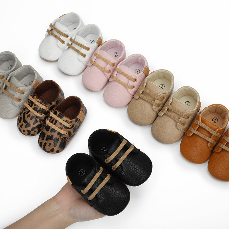 Gamile simple baby toddler shoes rubber sole male and female baby shoes babyshoes newborn one piece delivery