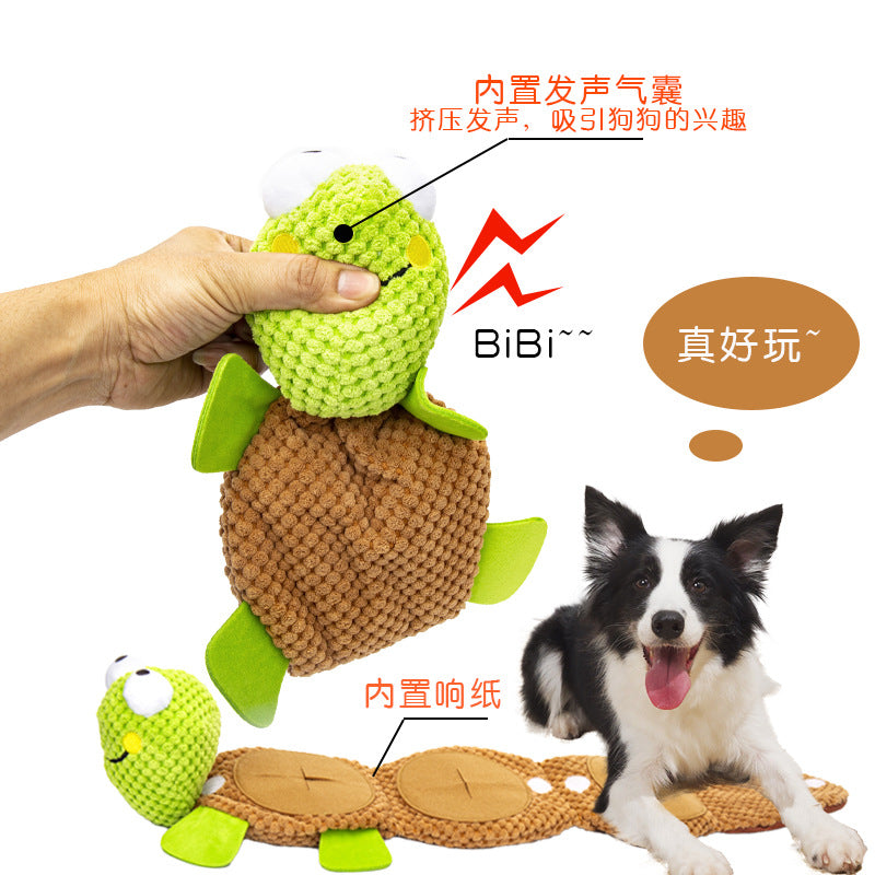 Cross-border new dog teething toy manufacturers wholesale pet supplies dog chew toys sound bite resistant interactive